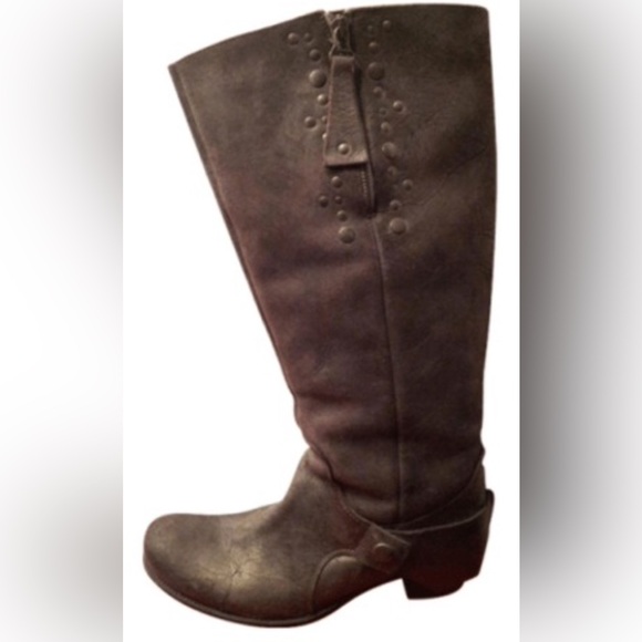 IKKS: Brown Heeled Boots - Picture 3 of 4